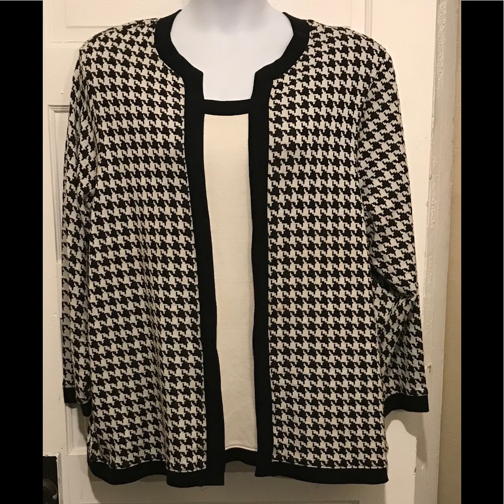 Plus Size pullover 2fer Top- 3x